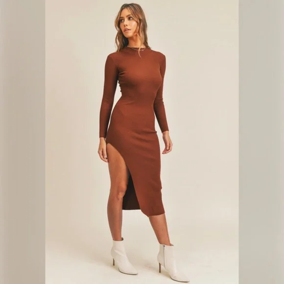 fashion nova tight fitted dresses Strappy Fit Flare Midi Dress main image 0